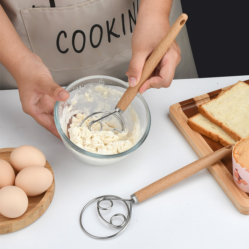 Danish Pancake Pan - جديد # خلاط يدوي من الفولاذ