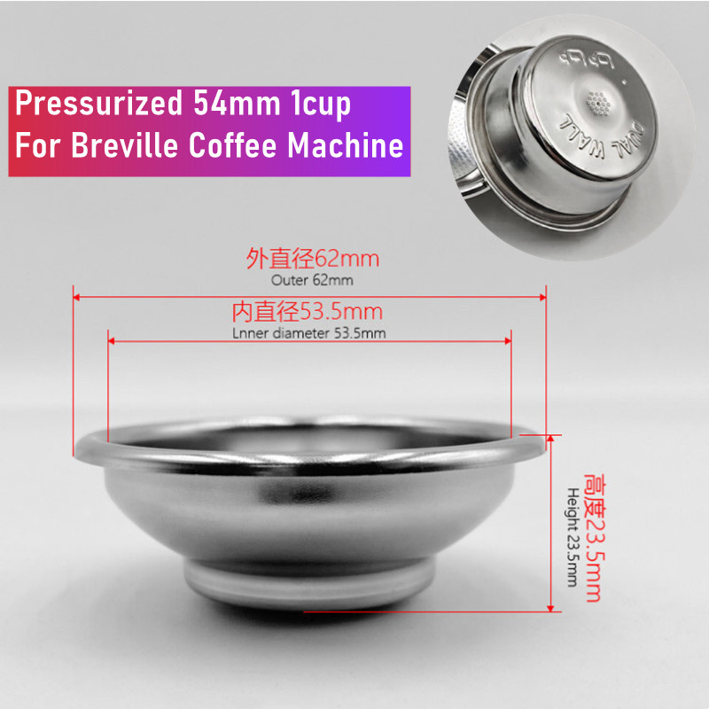 54 مللي متر سلة مرشح مضغوطة مز - مراجعة Breville Espresso Bes870 وسعره
