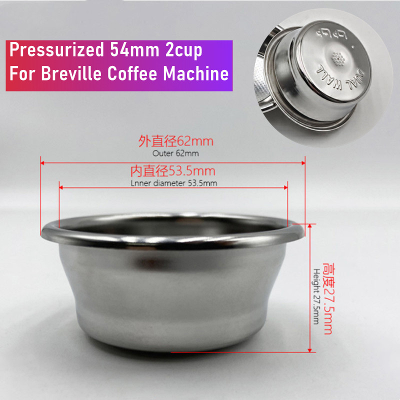 54 مللي متر سلة مرشح مضغوطة مز - مراجعة Breville Espresso Bes870 وسعره