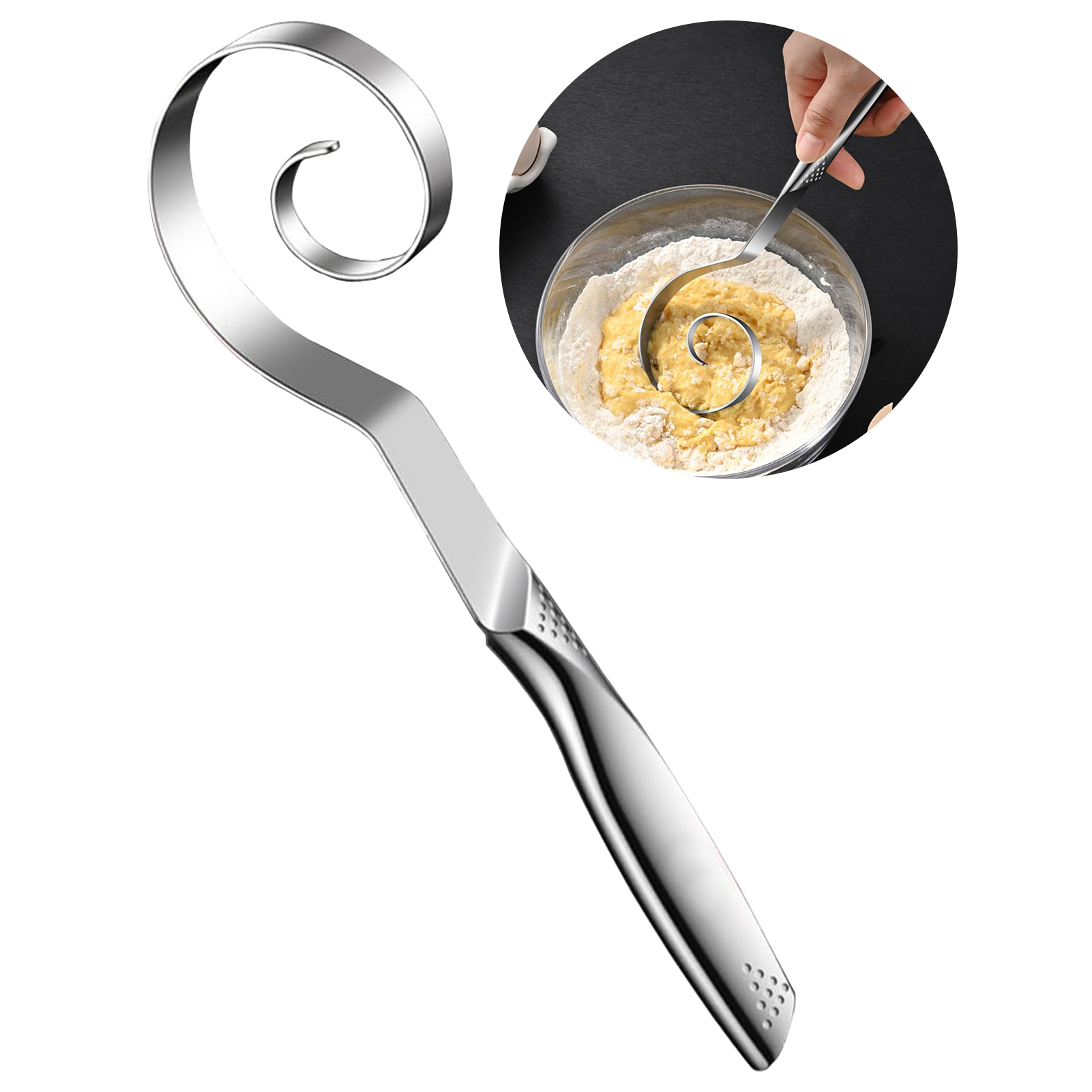 مضرب عجين معدني محمول بدون وصل - مراجعة Danish Pancake Pan وسعره